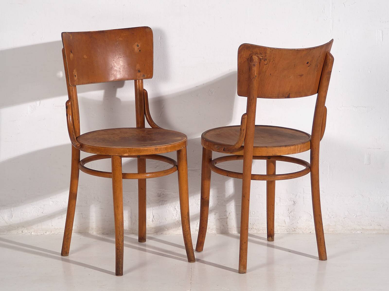 Vintage Thonet Chairs (c.1950). Set of 4 pieces #7