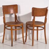 Vintage Thonet Chairs (c.1950). Set of 4 pieces #7