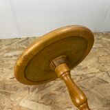 Solid wood tripod pedestal table 1900