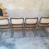 4 chairs b32 cesca by Marcel Breuer