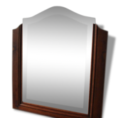 Miroir contour bois