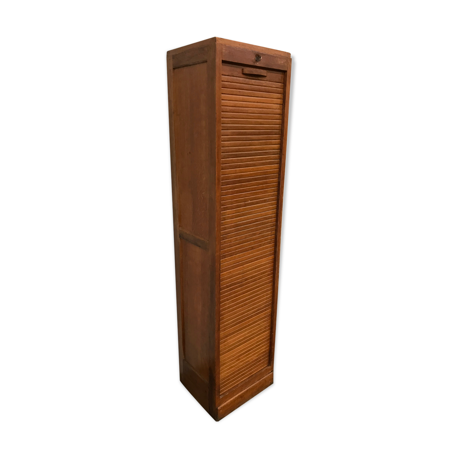 Simple oak filing cabinet 1950