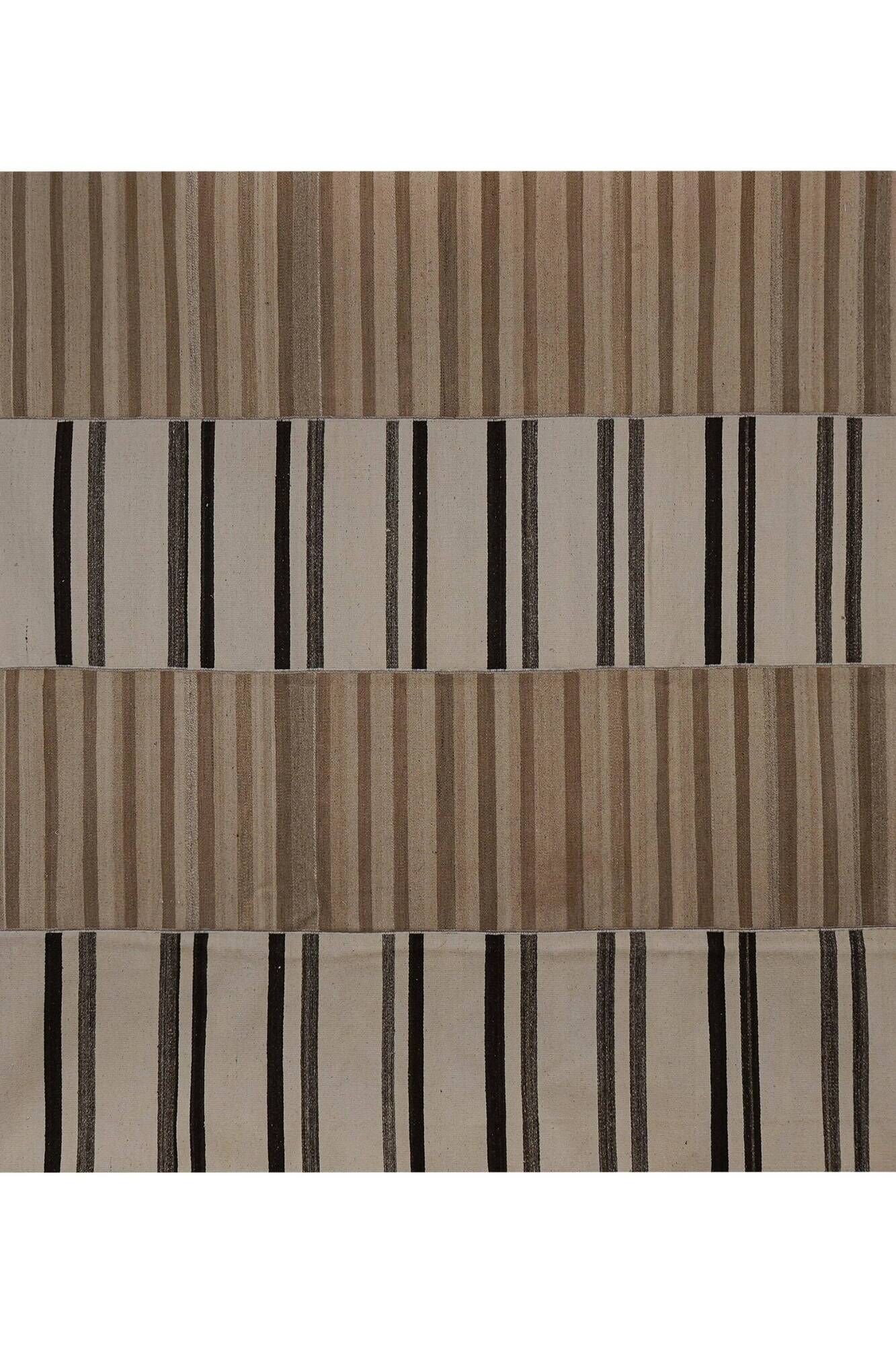 Vintage Turkish kilim handwoven 279x310 cm