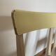 4 wooden chairs and formica kitchen