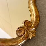 Classic gilded wooden mirror 80 x 56.5 cm