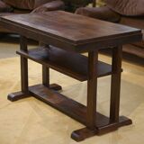 Oak console/side table from the 1940s.