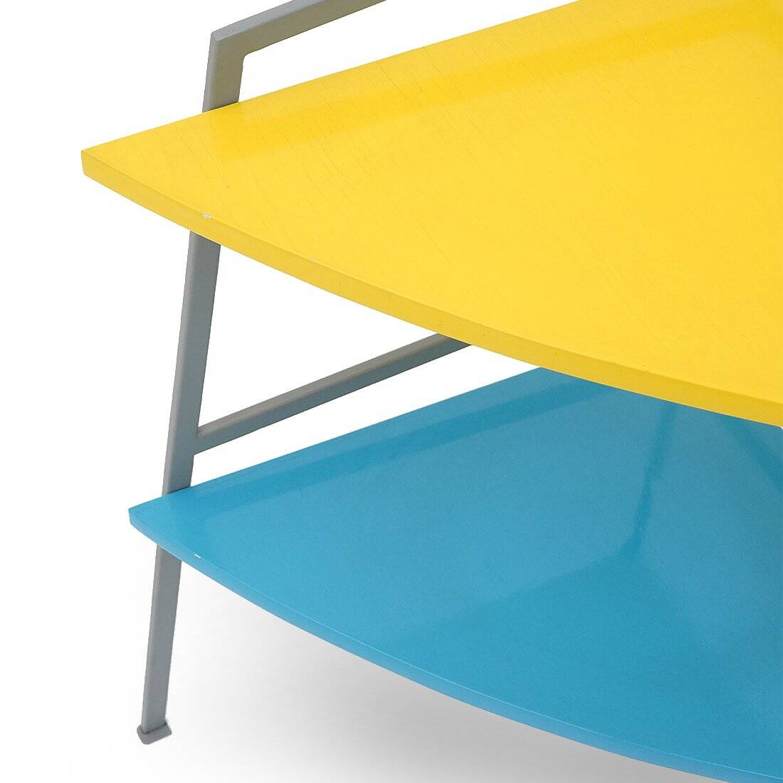 Corner table with two shelves, 1980s