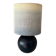 Lampe de table en en grès bleu signée JM