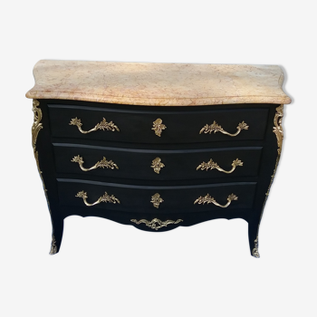 Black dresser style Louis XV