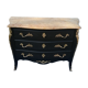 Commode noire style Louis XV