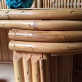 Vintage formica and bamboo tiki bar