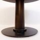 Macassar ebony round dining table Ø 128cm