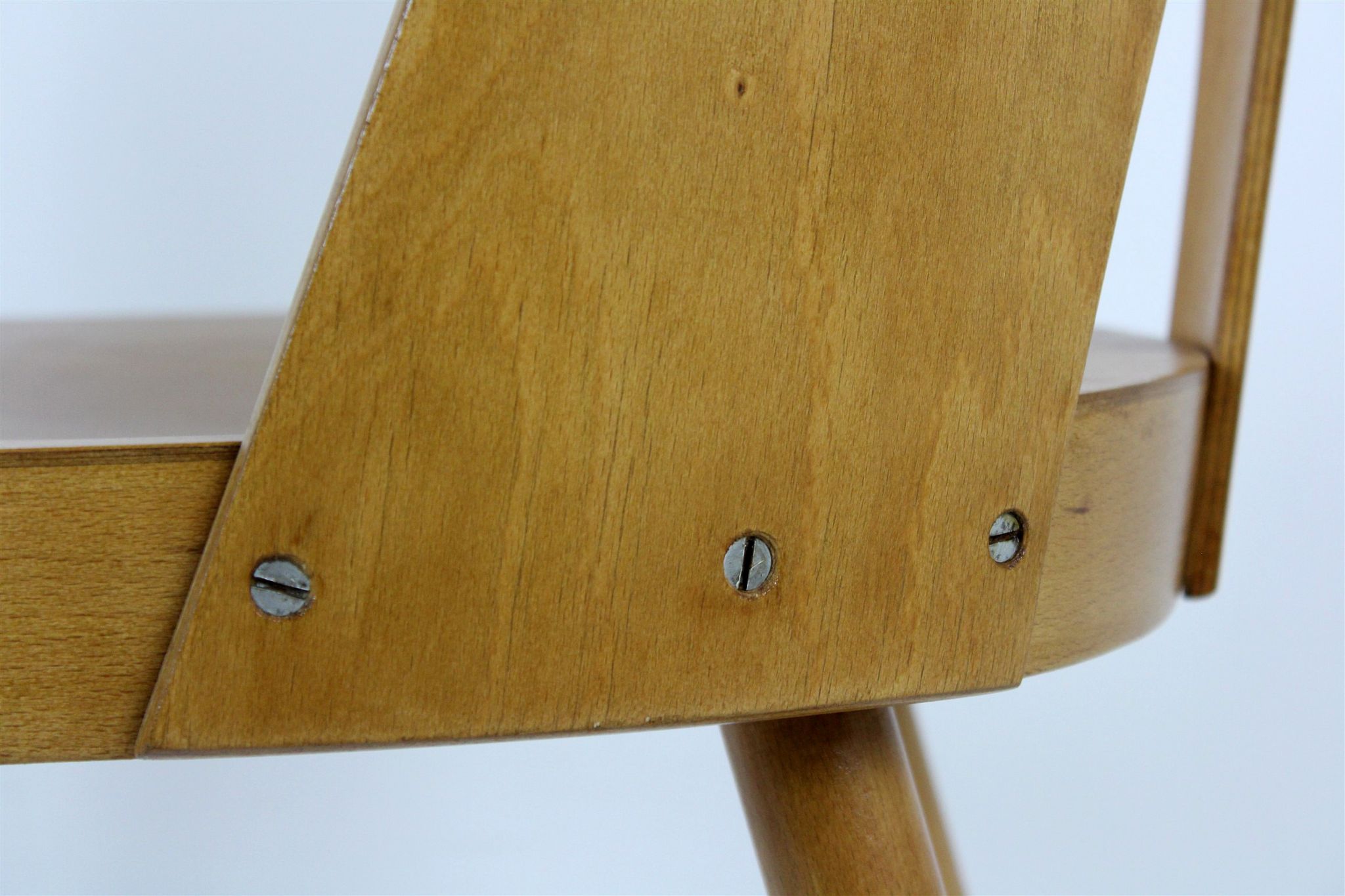 Wooden chairs by oswald haerdtl for ton (thonet), 1960s, set of 4