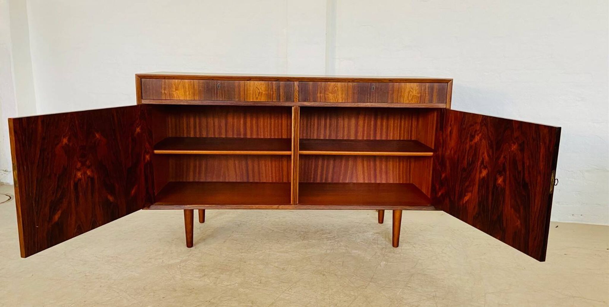 Buffet danois rétro vintage en palissandre du milieu du siècle par Poul Cadovius, années 1960