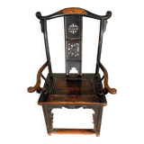 Elm wood armchair China 1900