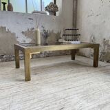Table basse en laiton années 60