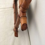 Vintage mirror wooden bamboo 18x24cm way