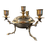 Four-armed, four-legged chandelier, mid-20th century