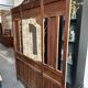 Large oak entrance hall wardrobe, early 20th century