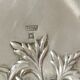 Silver modernist tray Meneses