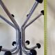 Vintage chrome metal coat rack, 70s-80s