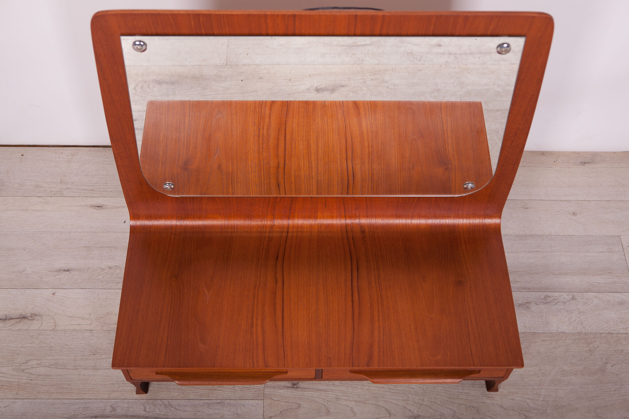 Hanging dressing table & mirror by J. Andersen for CFC Silkeborg, 1960s