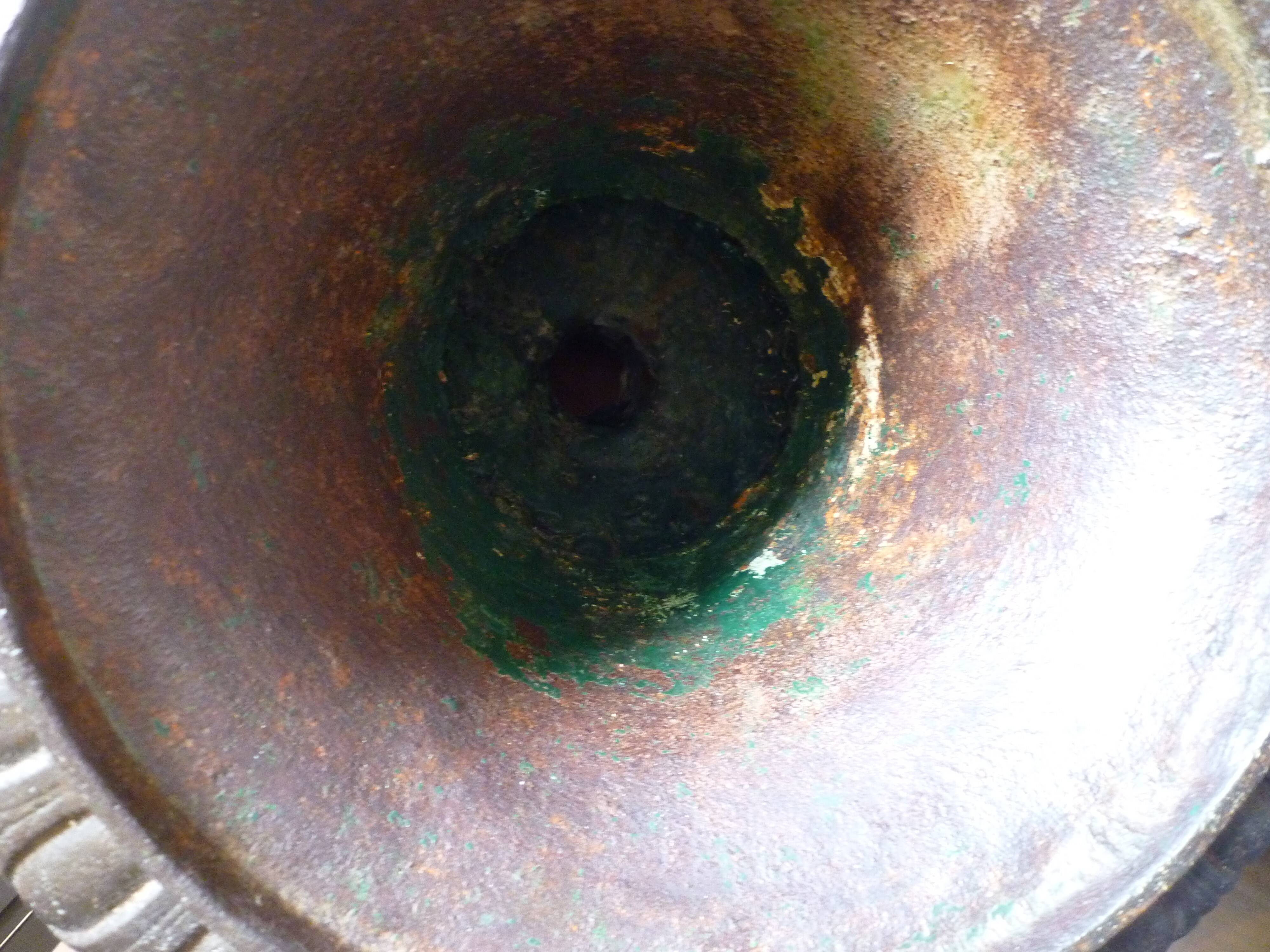 Pair gardener vases medici style cast iron xixth establishment emile pêchenard