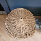 Panière à linge éléphant en rotin