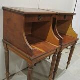Pair of nightstands of english style