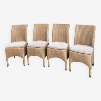 Set of four Vintage Castle Loom chairs