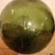 Old glass ball of fishing net
