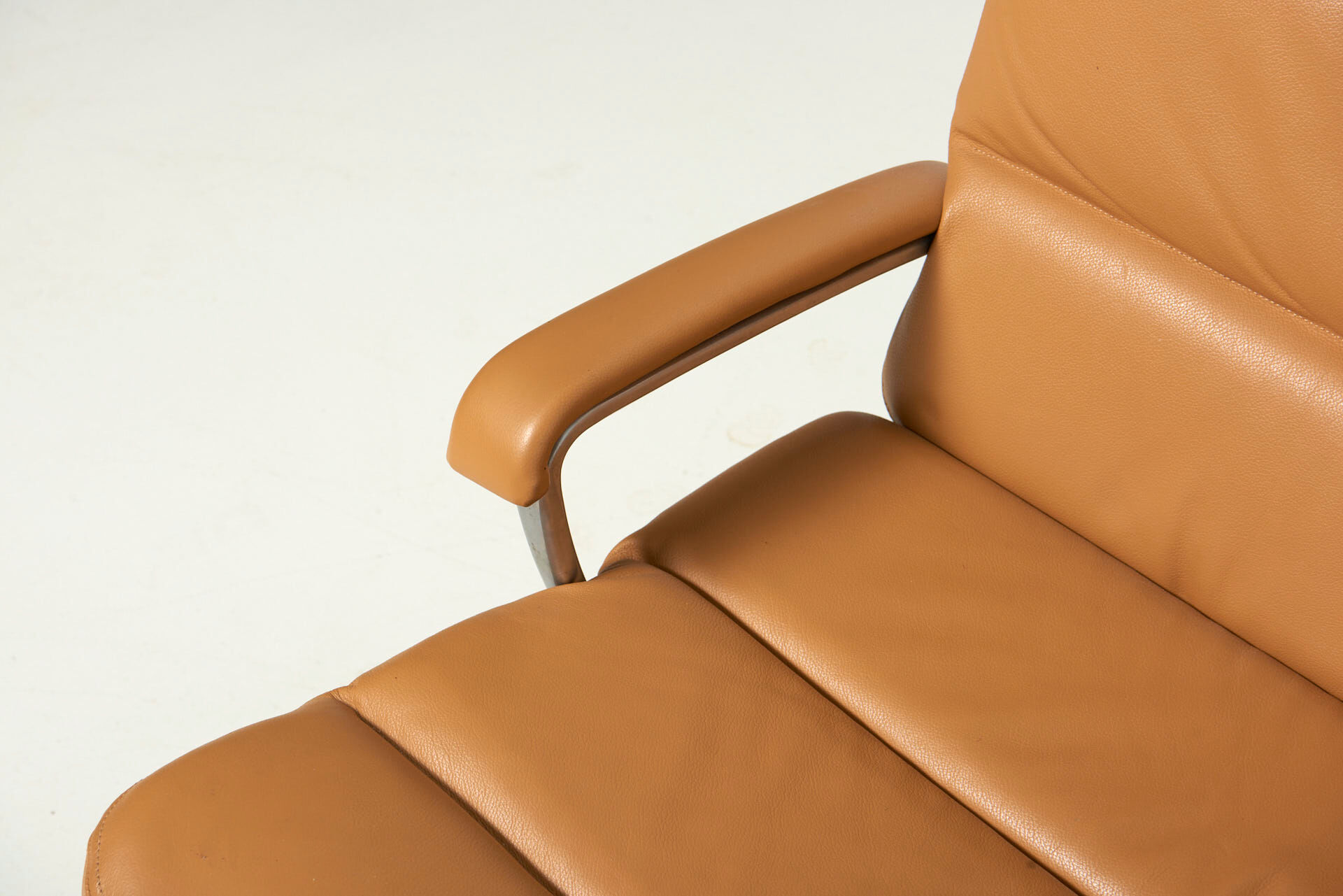 Three Seater Sofa in Leather by Strässle, Switzerland - 1960's