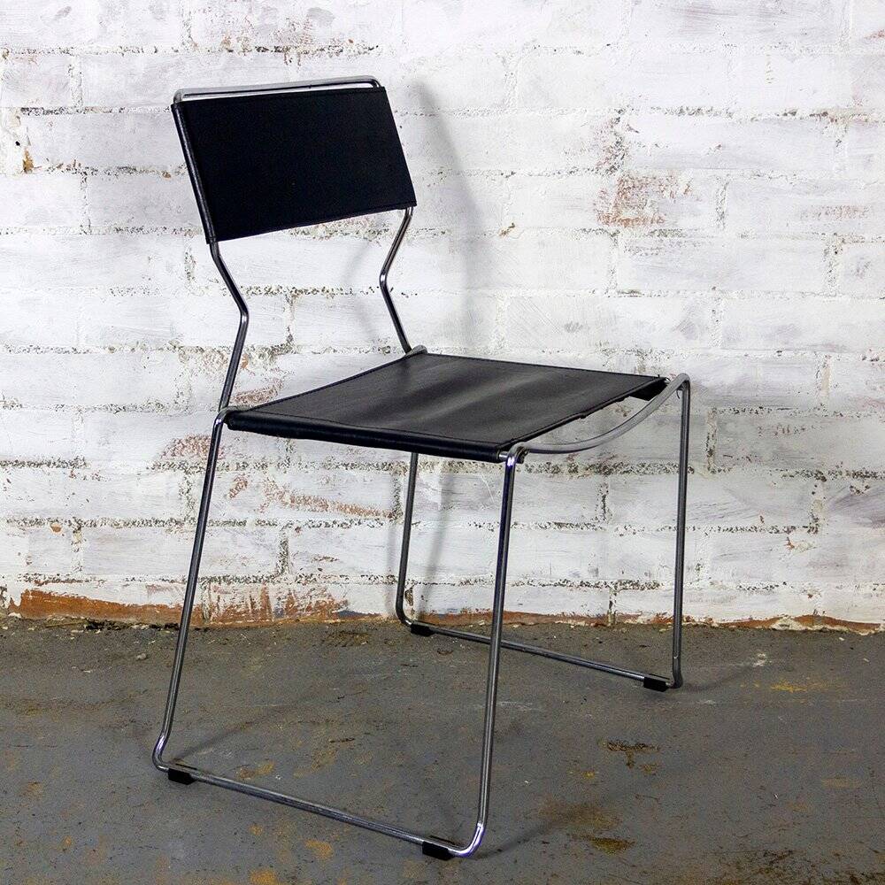 Set of Giandomenic Style Chairs, 1980s