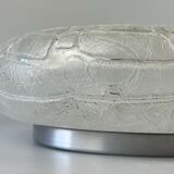 60s 70s ceiling lamp Plafoniere Ice Glass Doria Germany Space Age Design