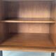 Small wooden and metal side table, 1970s