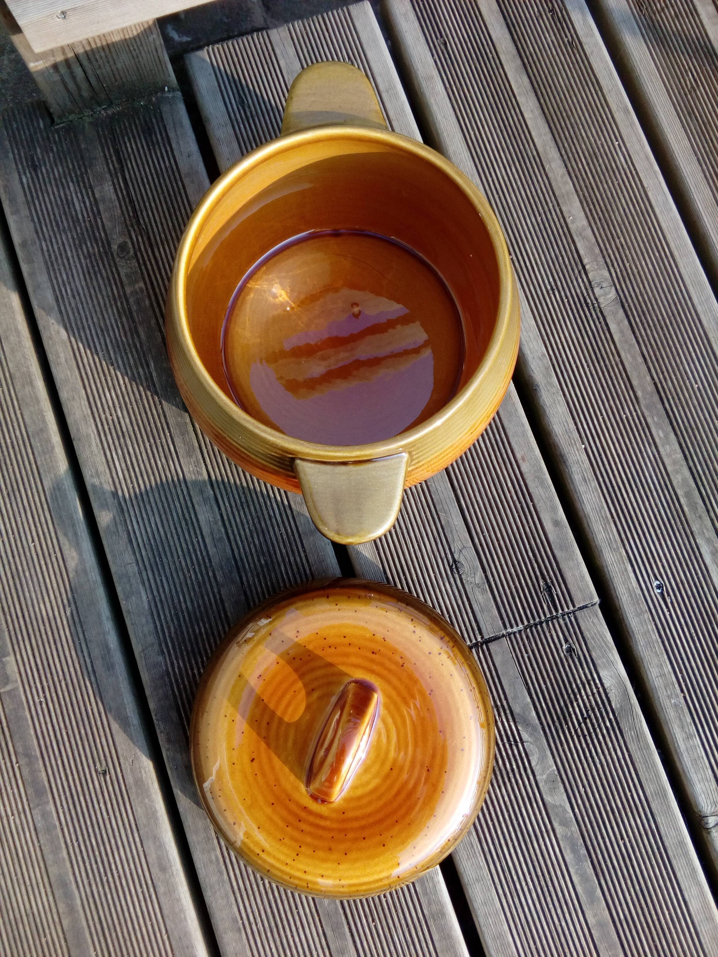 Pot Saint Amand model Marion enamel ceramic