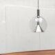 Suspended globe lamp in glass from the German space age by Erco.