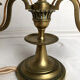Pair of brass girandoles