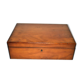 Old walnut box - jewelry or game box 27x19x8