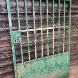 Antique garden gate iron door green 100x150cm