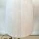 Brass and wool lamp