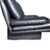 Canapé en cuir design Lugne Roset, canapé en cuir noir