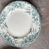 6 Longwy Ironstone Flat Plates, Richelieu Pattern