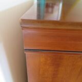 Louis Philippe style chest of drawers in cherry wood
