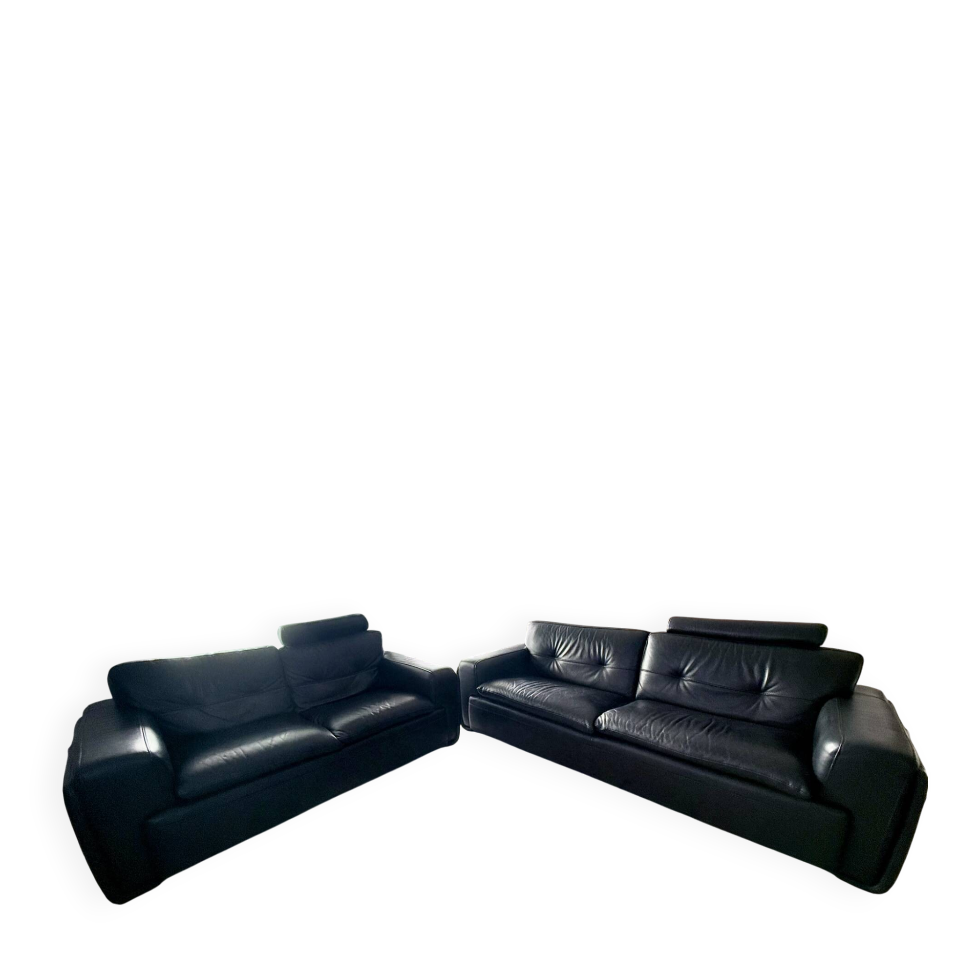 Leather living room set