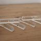 Set of 6 Cristal d'Arques knife rests model Diamond with original box.