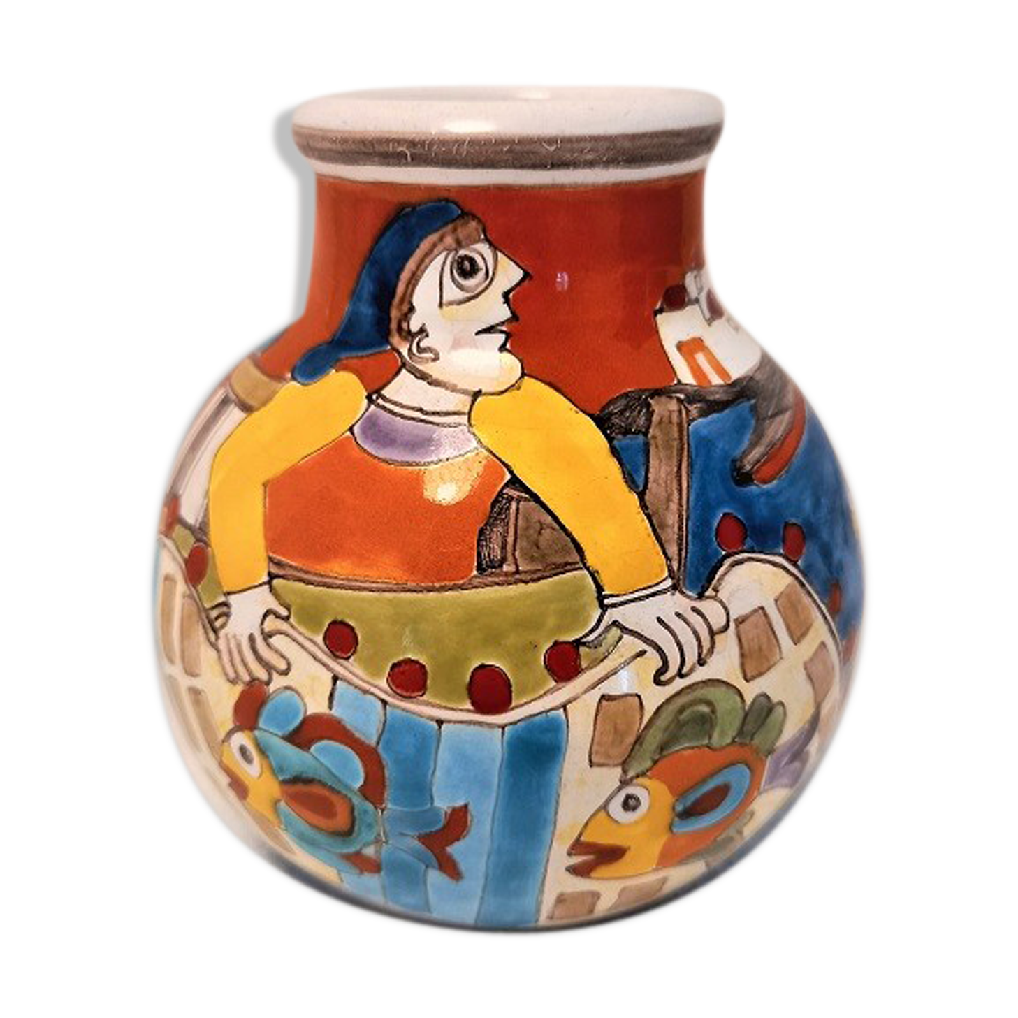 Giovanni Desimone ceramic vase 1950-1960