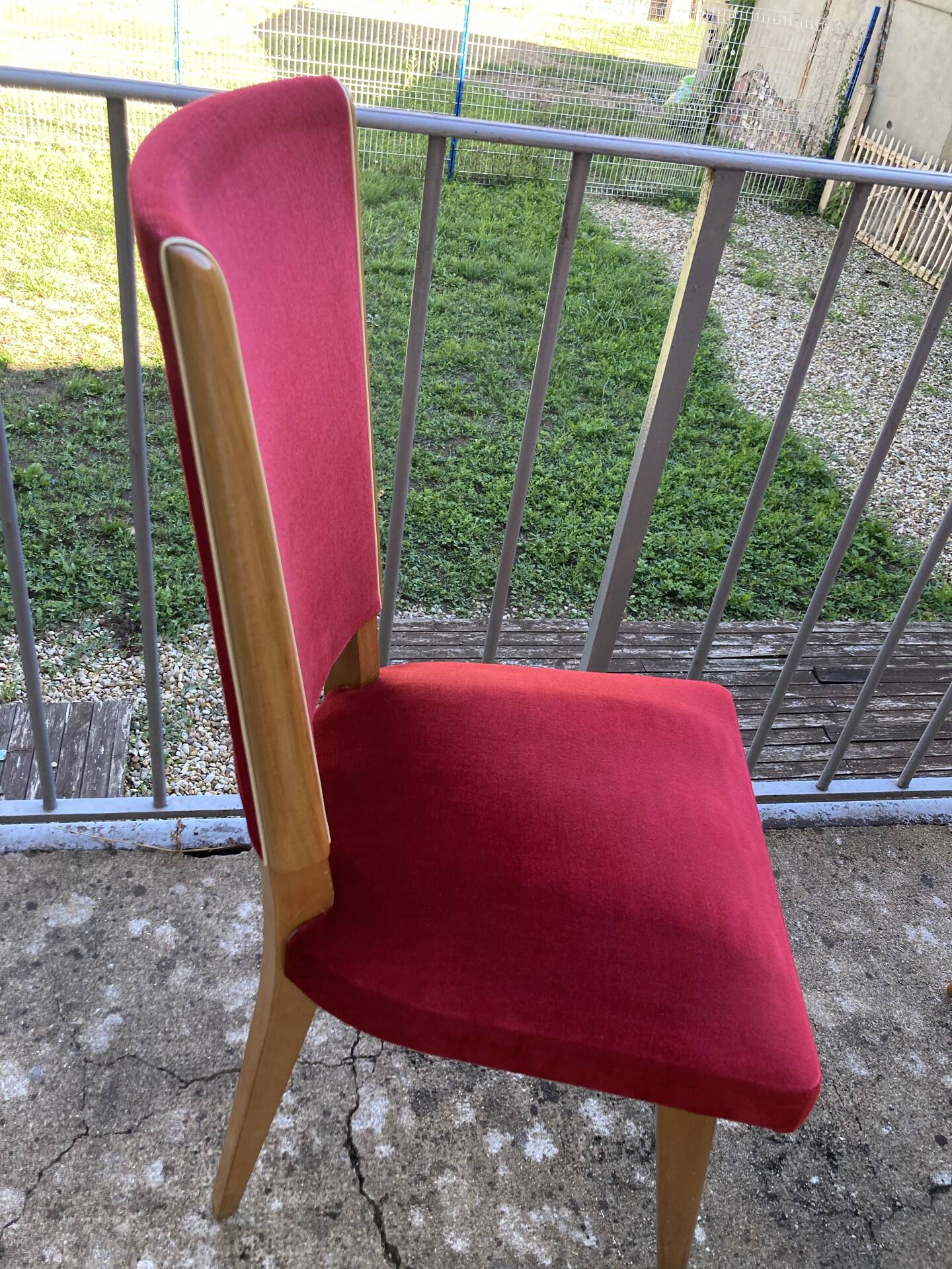 Lot de 5 chaises vintage