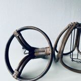 Vintage rattan lamp