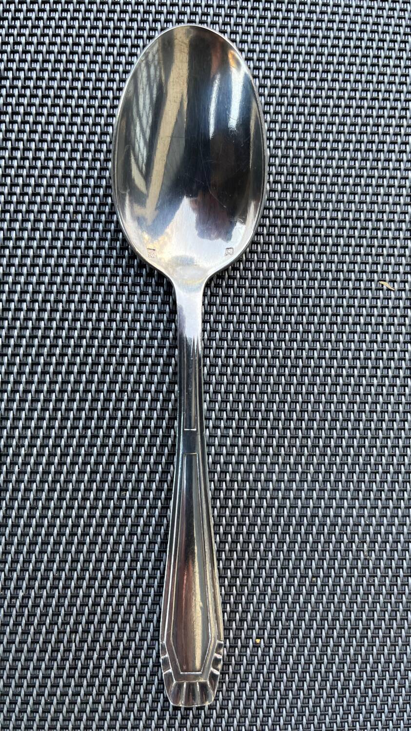 Box of 8 silver-plated teaspoons